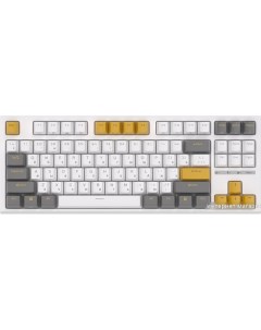 Проводная клавиатура RK R87 RGB белый желтый RK Brown Royal kludge