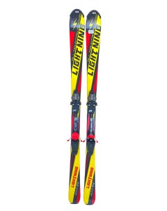 Горные лыжи с креплениями Xwing All Mountain 72 Black Yellow кр Snoway SX 10 Lightning