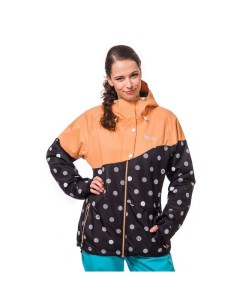 Куртка для сноуборда Womens Jacket Coralie Black Dots Horsefeathers