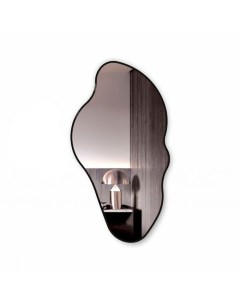 Зеркало с шлиф кромкой и УФ печатью 1100х600 Д 062 Алмаз-люкс