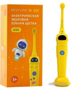 Электрическая зубная щетка RL 020 Kids желтый Revyline