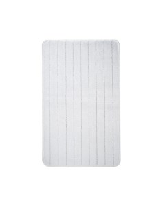 Коврик для ванной комнаты 50*80 см, WAVE, WHITE (арт. FOR-PP-WAV50-80W) Fora
