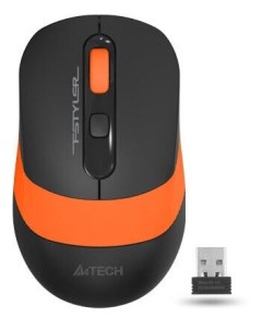 Мышь Fstyler FG10S черный оранжевый A4tech