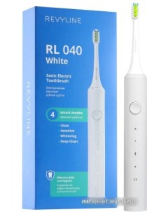 Электрическая зубная щетка RL 040 белый Revyline
