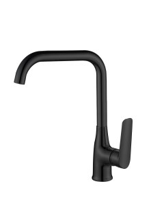 Смеситель для кухни Brussel Black Г-излив BRS06B Esko