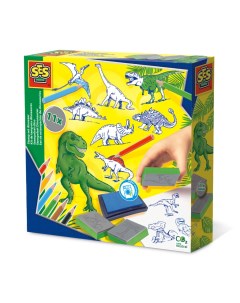 Набор игровой с печатями Мир динозавров 14919 Ses creative