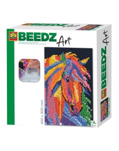 Набор для творчества из термомозаики Beedz Art Лошадь 06008 Ses creative