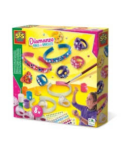 Набор для творчества Браслеты и кольца сверкающие 14706 Ses creative