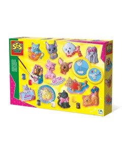 Набор для творчества из гипса Кошки и собаки 01154 Ses creative