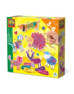 Набор для творчества по плетению Согрей животного 14024 Ses creative