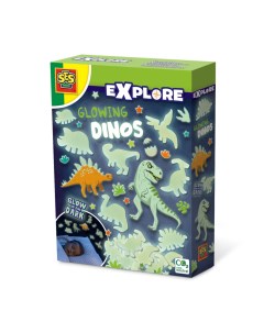 Набор для творчества Explore Динозавры светятся в темноте 25127 Ses creative