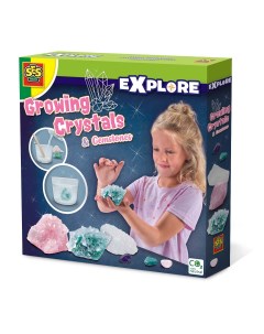 Набор для творчества Explore Вырасти кристаллы и минералы 25115 Ses creative