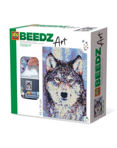 Набор для творчества из термомозаики Beedz Art Волк 06001 Ses creative