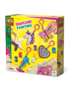 Набор для творчества Украшение брелоков стразами и красками 14702 Ses creative