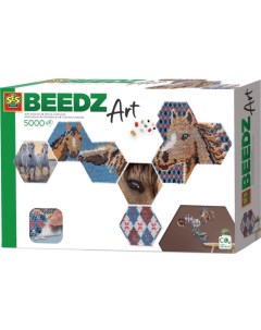 Набор для творчества из термомозаики Beedz Art Лошади 06023 Ses creative