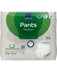 Трусы подгузники для взрослых Pants L2 Premium 15 шт Abena