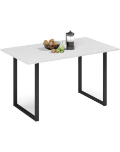 Кухонный стол Tako 120x70 белый черный Soma