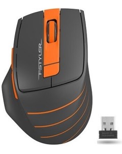 Мышь Fstyler FG30 черный оранжевый A4tech