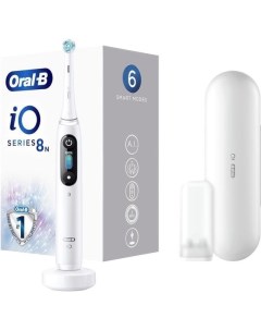 Электрическая зубная щетка iO 8 белый 1 насадка Oral-b