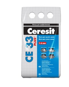 Фуга CE 33 12 темно серый 2 кг Ceresit