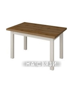 Кухонный стол Кастусь 100 130x60 дуб вотан белый Senira
