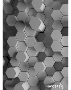 Фотообои 3D Шестиугольники 4 270x200 Vimala