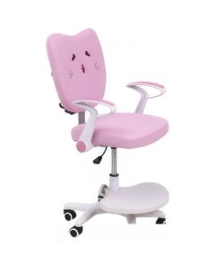 Компьютерное кресло Catty White котенок розовый Akshome