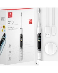Электрическая зубная щетка X10 Smart Electric Toothbrush серый Oclean