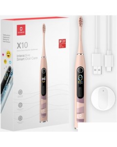 Электрическая зубная щетка X10 Smart Electric Toothbrush розовый Oclean