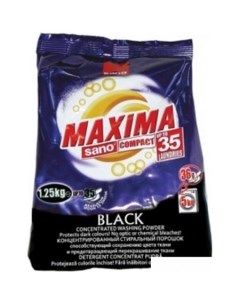 Стиральный порошок Maxima Black Concentrated 1 25 кг Sano