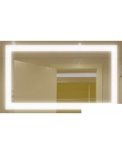 Мебель для ванных комнат Зеркало с подсветкой ЗП 42 100х60 Алмаз-люкс