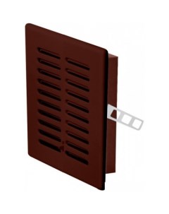 Вентиляционная решетка Eko T01BR 13 5x16 5 коричневый Awenta