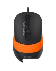 Мышь Fstyler FM10 черный оранжевый A4tech