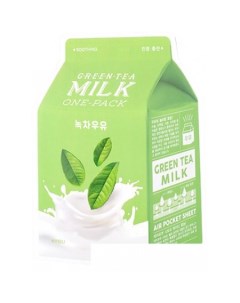 Маска для лица тканевая Green Tea Milk One Pack 21 г A'pieu