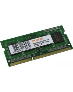 Оперативная память 4GB DDR3 SODIMM PC3 10600 QUM3S 4G1333C9 Qumo