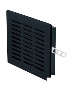 Вентиляционная решетка Eko T03CZ 16 5x16 5 черный Awenta