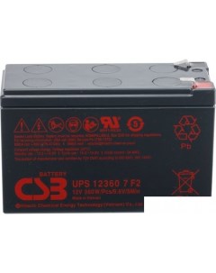 Аккумулятор для ИБП UPS123607 F2 12В 7 5 А ч Csb battery