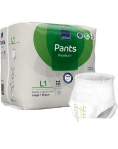 Трусы подгузники для взрослых Pants L1 Premium 15 шт Abena