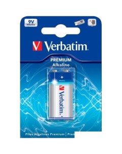 Батарейка 9V Premium Alkaline 49924 Verbatim