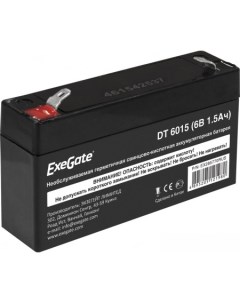 Аккумулятор для ИБП DT 6015 6В 1 5 А ч Exegate