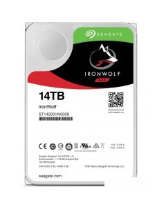 Жесткий диск IronWolf 14TB ST14000VN0008 Seagate