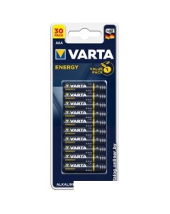 Батарейка Energy Alkaline AAA 30шт Varta