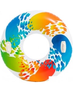Круг для плавания Color Whirl Tube 58202 Intex
