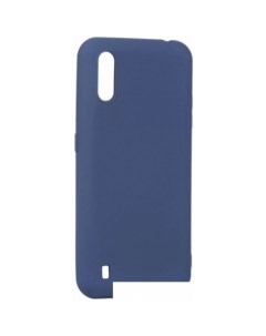 Чехол для телефона Matte для Samsung Galaxy M01 синий Case