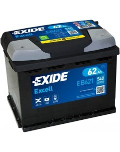 Автомобильный аккумулятор Excell EB621 62 А ч Exide