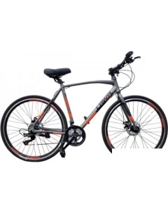Велосипед Lawa free 1 4 2022 серый оранжевый Greenway