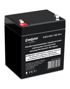 Аккумулятор для ИБП Power EXG 1250 12В 5 А ч EP211732RUS Exegate
