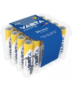 Батарейка Energy LR03 AAA Alkaline 4103 229 224 24 шт Varta