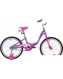 Детский велосипед Angel 20 фиолетовый розовый 2019 Novatrack