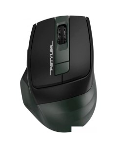 Мышь Fstyler FB35S черный темно зеленый A4tech